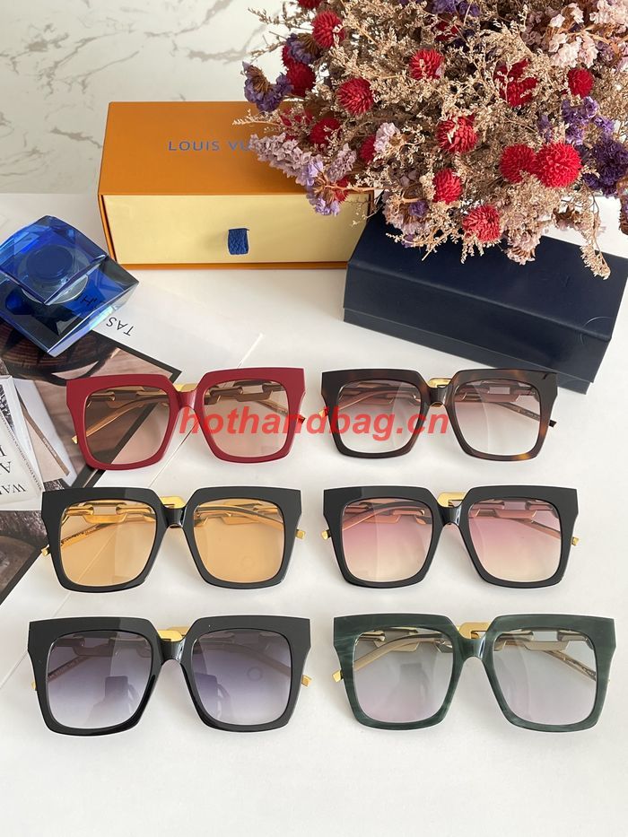Louis Vuitton Sunglasses Top Quality LVS03001 Louis Vuitton Sunglasses Top Quality LVS03001